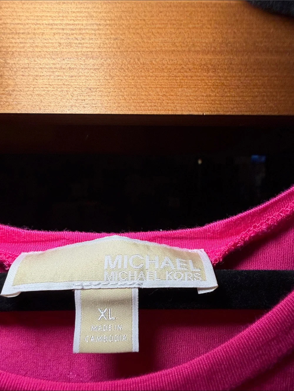 Michael Kors Bright Pink Layered Sleeveless Tunic